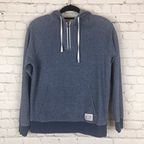 Vive Shirt Other - Vive Shirt Hoodie Sweatshirt Blue Front Pocket Sm